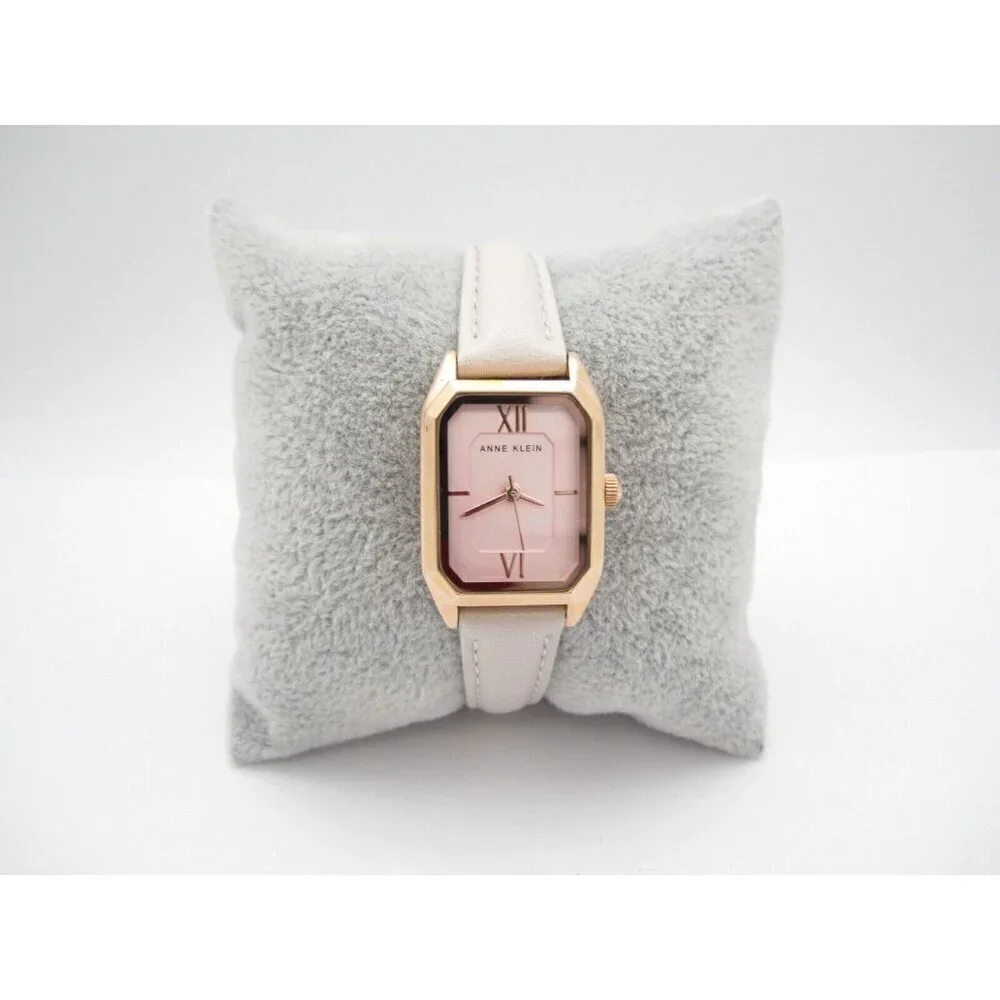 Women Anne‎ Klein Quartz WR Analog 20mm Tank Style Watch (G985) 